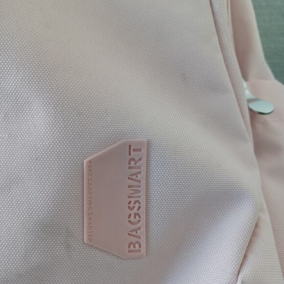 Bagsmart Travel Backpack Womens Pink Bonchemin 15.6 inch Laptop Bookbag Pockets - Picture 3 of 9